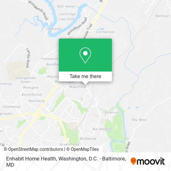 Enhabit Home Health map