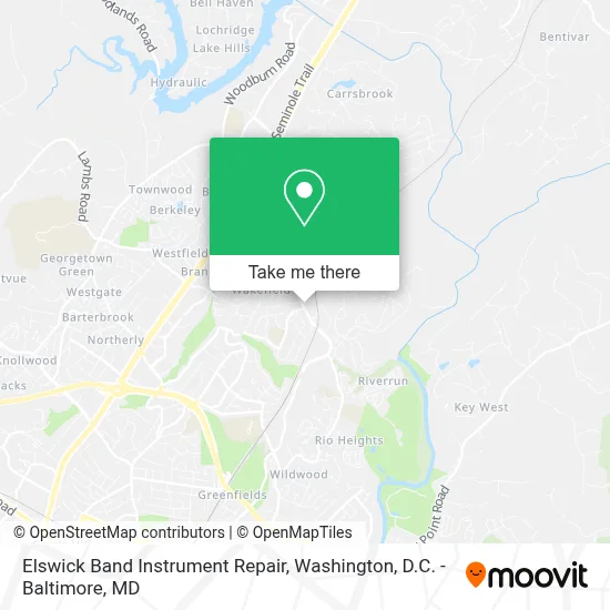 Elswick Band Instrument Repair map