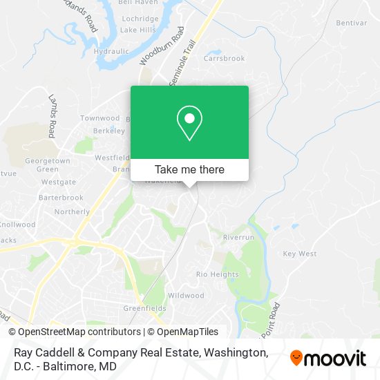 Ray Caddell & Company Real Estate map