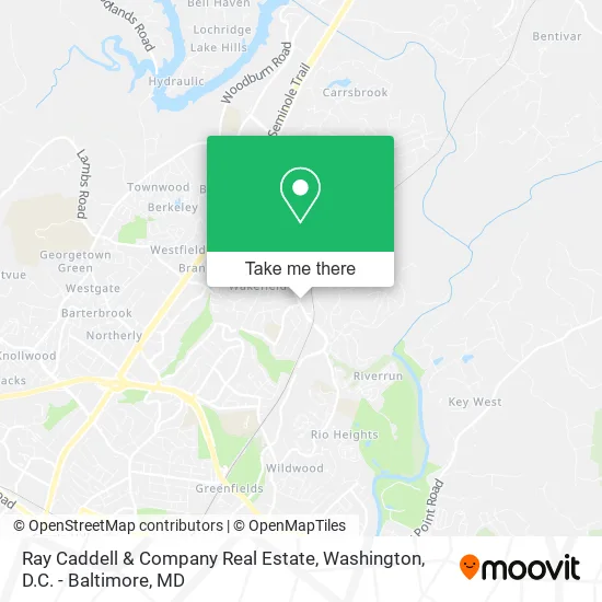 Ray Caddell & Company Real Estate map