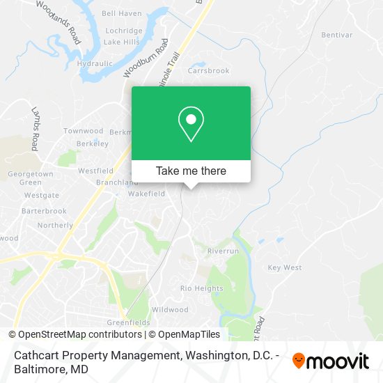 Cathcart Property Management map