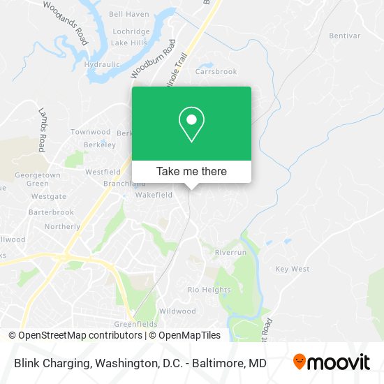 Blink Charging map