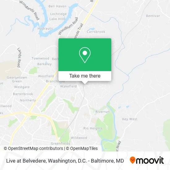 Live at Belvedere map