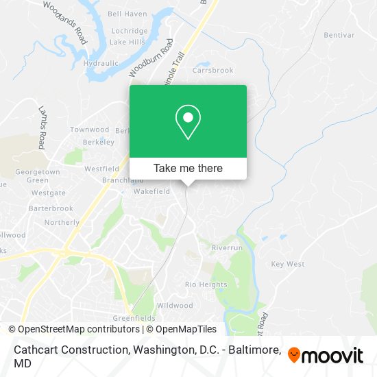 Cathcart Construction map