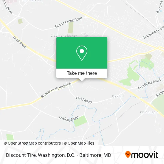 Discount Tire map