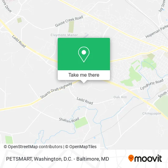 PETSMART map
