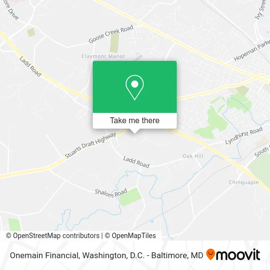 Onemain Financial map