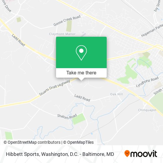 Hibbett Sports map