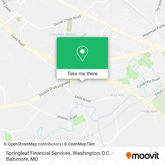 Springleaf Financial Services map