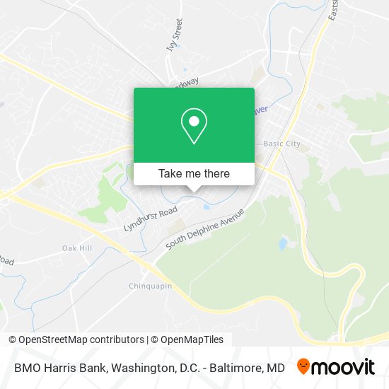 BMO Harris Bank map