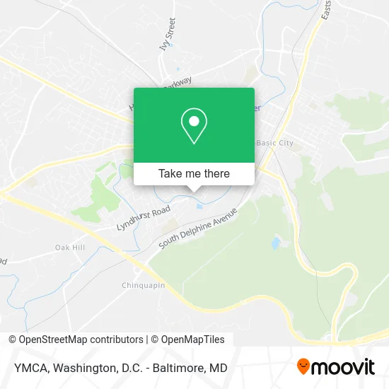 YMCA map