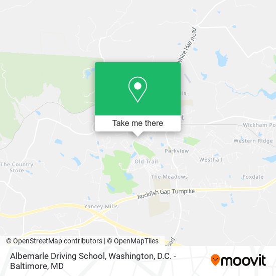 Albemarle Driving School map