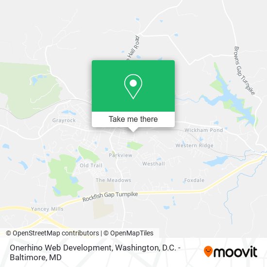 Onerhino Web Development map