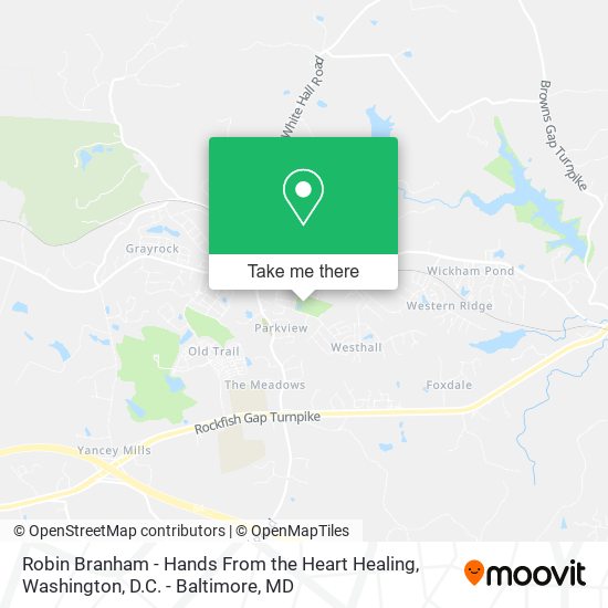 Robin Branham - Hands From the Heart Healing map