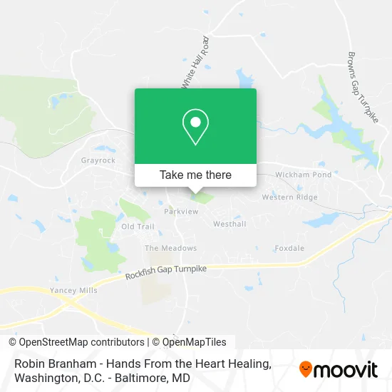 Robin Branham - Hands From the Heart Healing map