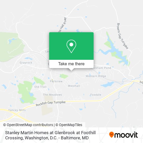 Stanley Martin Homes at Glenbrook at Foothill Crossing map