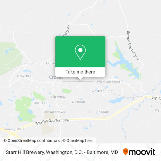 Starr Hill Brewery map
