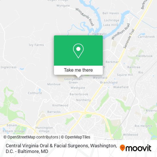 Mapa de Central Virginia Oral & Facial Surgeons