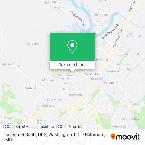 Knierim R Scott, DDS map