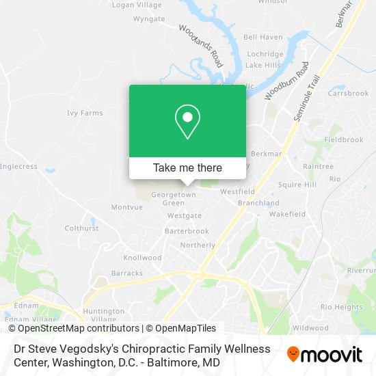 Dr Steve Vegodsky's Chiropractic Family Wellness Center map