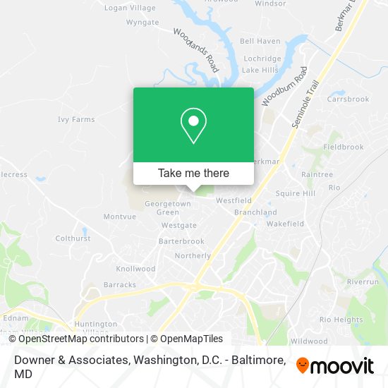 Mapa de Downer & Associates