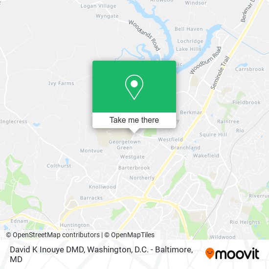 David K Inouye DMD map
