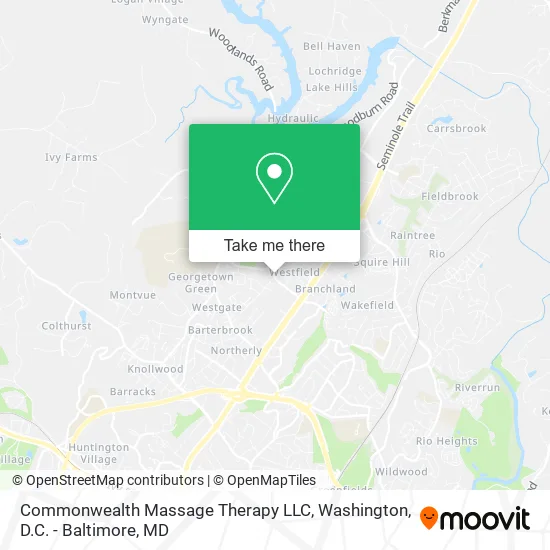 Commonwealth Massage Therapy LLC map