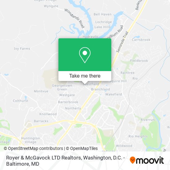 Mapa de Royer & McGavock LTD Realtors