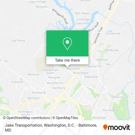 Jake Transportation map