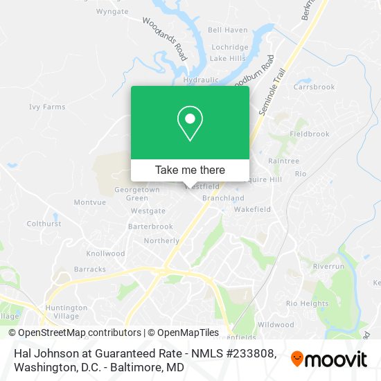 Hal Johnson at Guaranteed Rate - NMLS #233808 map
