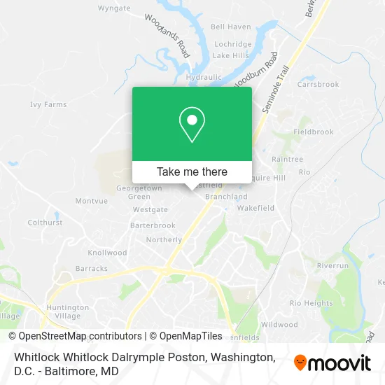 Whitlock Whitlock Dalrymple Poston map