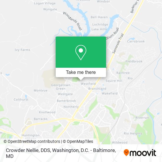 Crowder Nellie, DDS map