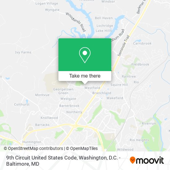 9th Circuit United States Code map