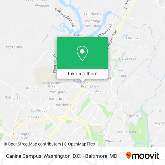 Mapa de Canine Campus
