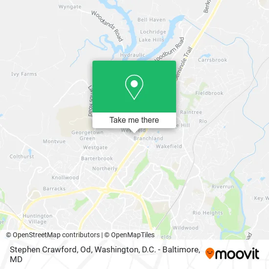 Stephen Crawford, Od map