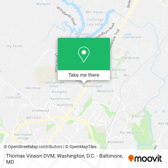 Thomas Vinson DVM map