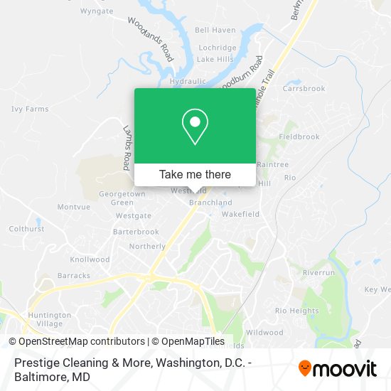 Prestige Cleaning & More map