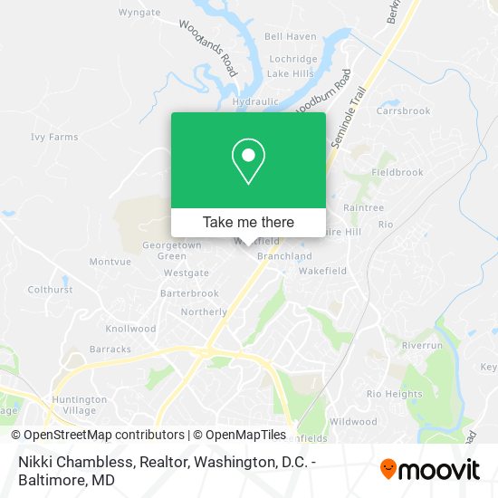 Nikki Chambless, Realtor map