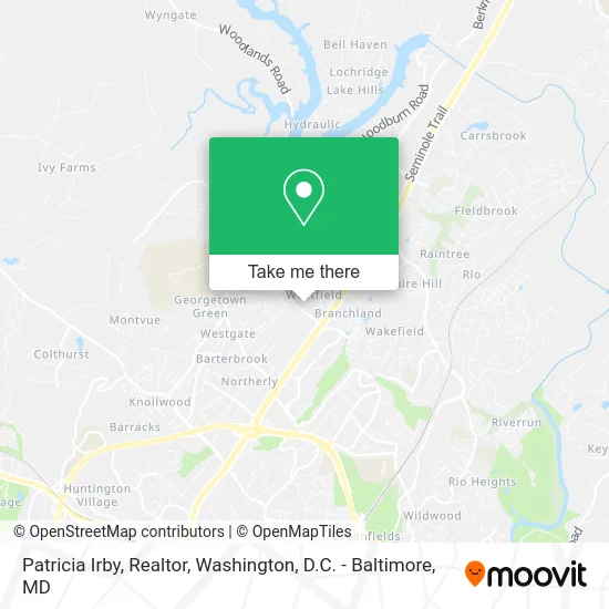 Patricia Irby, Realtor map