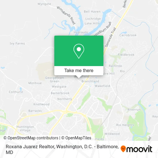 Roxana Juarez Realtor map