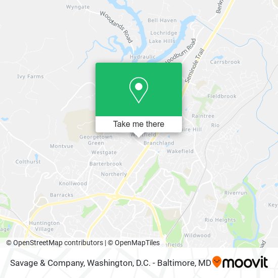 Savage & Company map