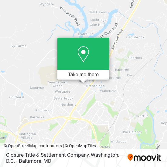 Closure Title & Settlement Company map