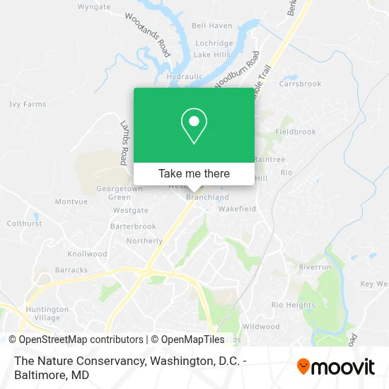 The Nature Conservancy map