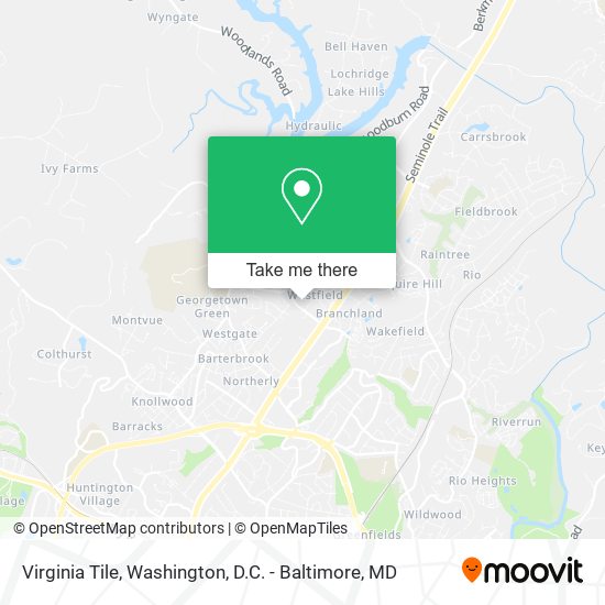 Mapa de Virginia Tile