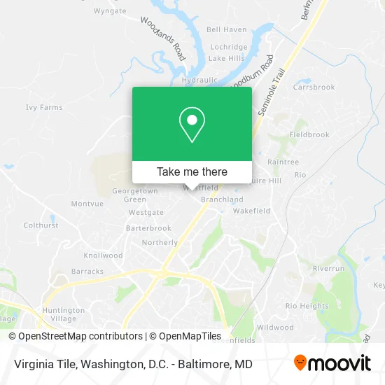 Virginia Tile map