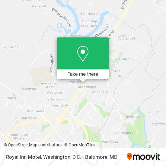 Royal Inn Motel map