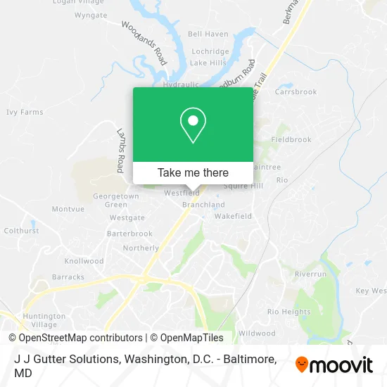 J J Gutter Solutions map