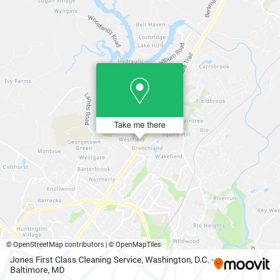 Mapa de Jones First Class Cleaning Service