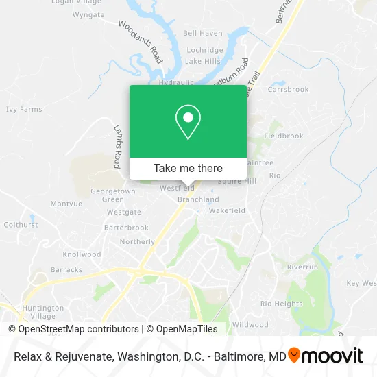 Relax & Rejuvenate map