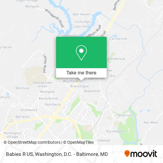 Babies R US map